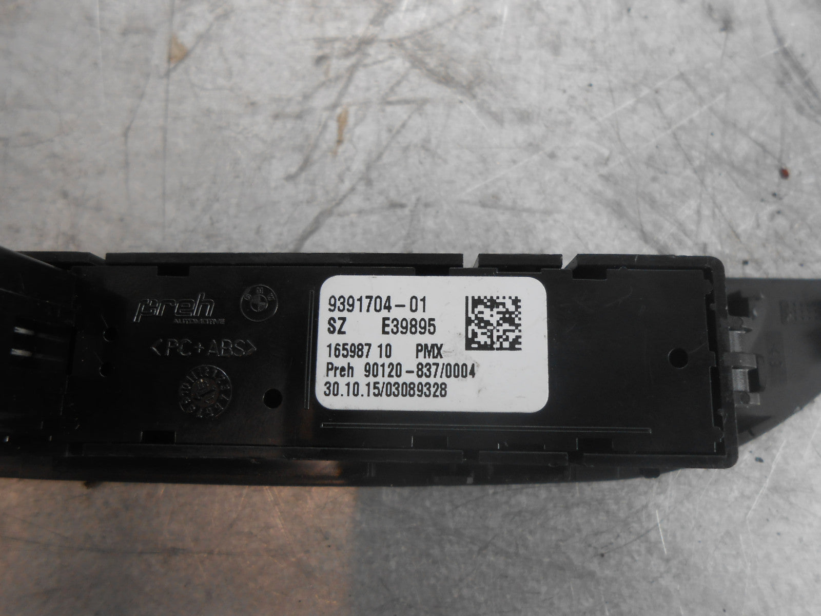 BMW 1 SERIES F20 2016 SPORT ECO PRO TRACTION CONTROL SWITCH UNIT 9391704-01