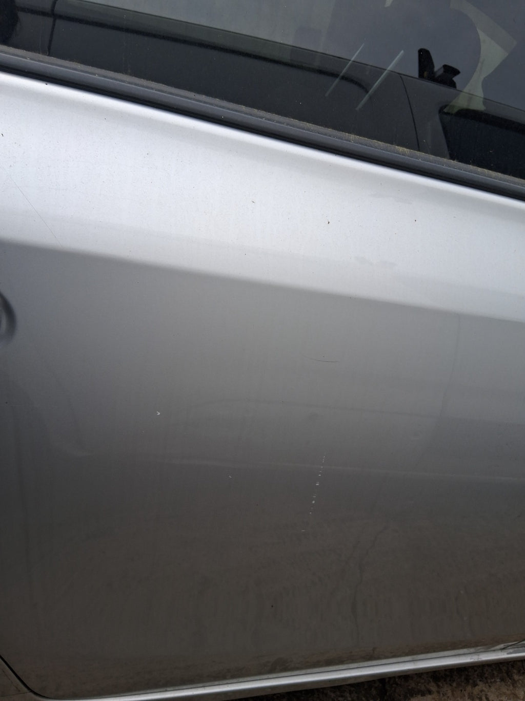 2018 TOYOTA PRIUS V PLUS XW40 OSR DRIVER SIDE REAR RIGHT BARE DOOR SILVER
