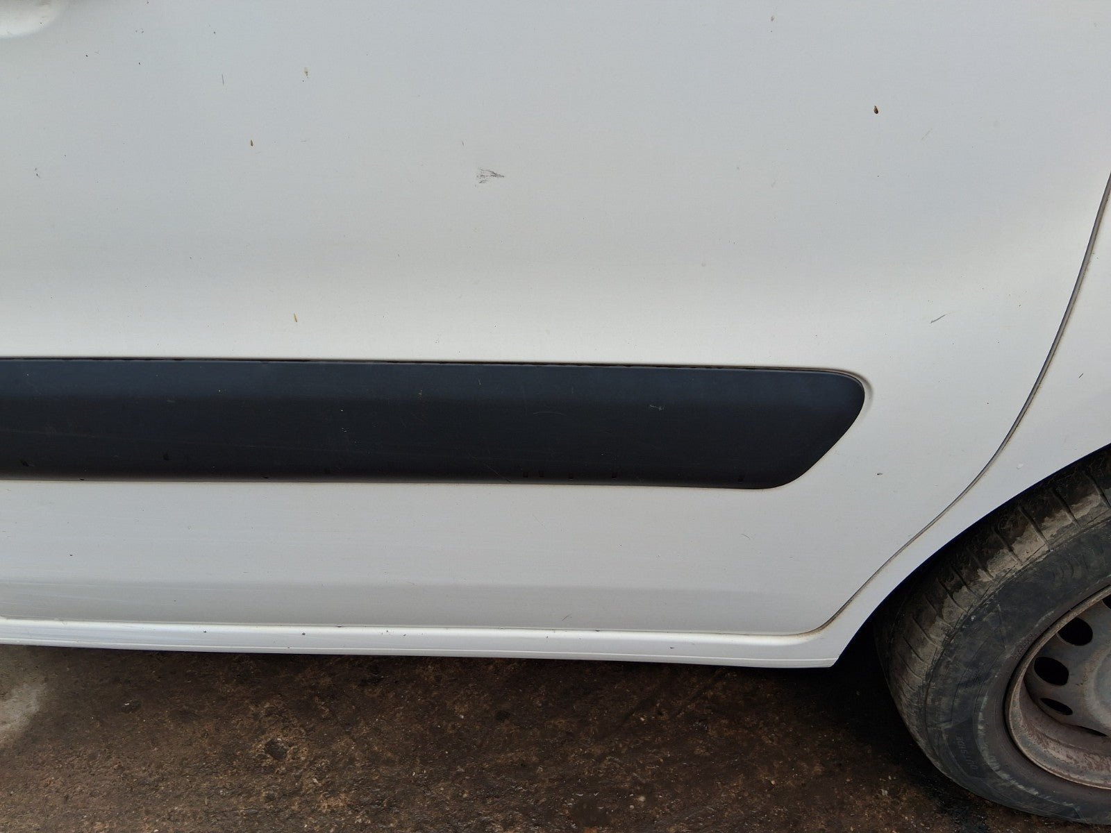 2017 PEUGEOT PARTNER MK2 NS PASSENGER SIDE LEFT COMPLETE SLIDING DOOR WHITE