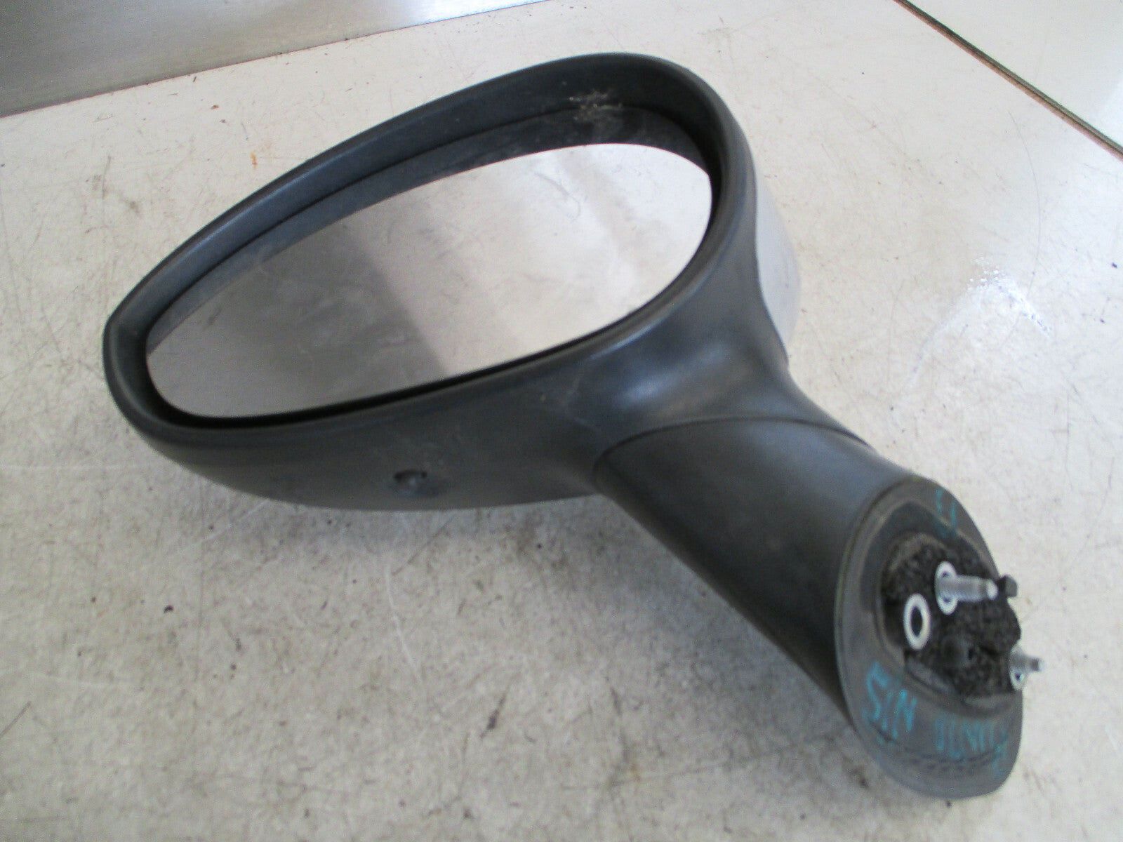 FIAT PUNTO EVO (MK3)2013 NS PASSENGER SIDE WING MIRROR SILVER