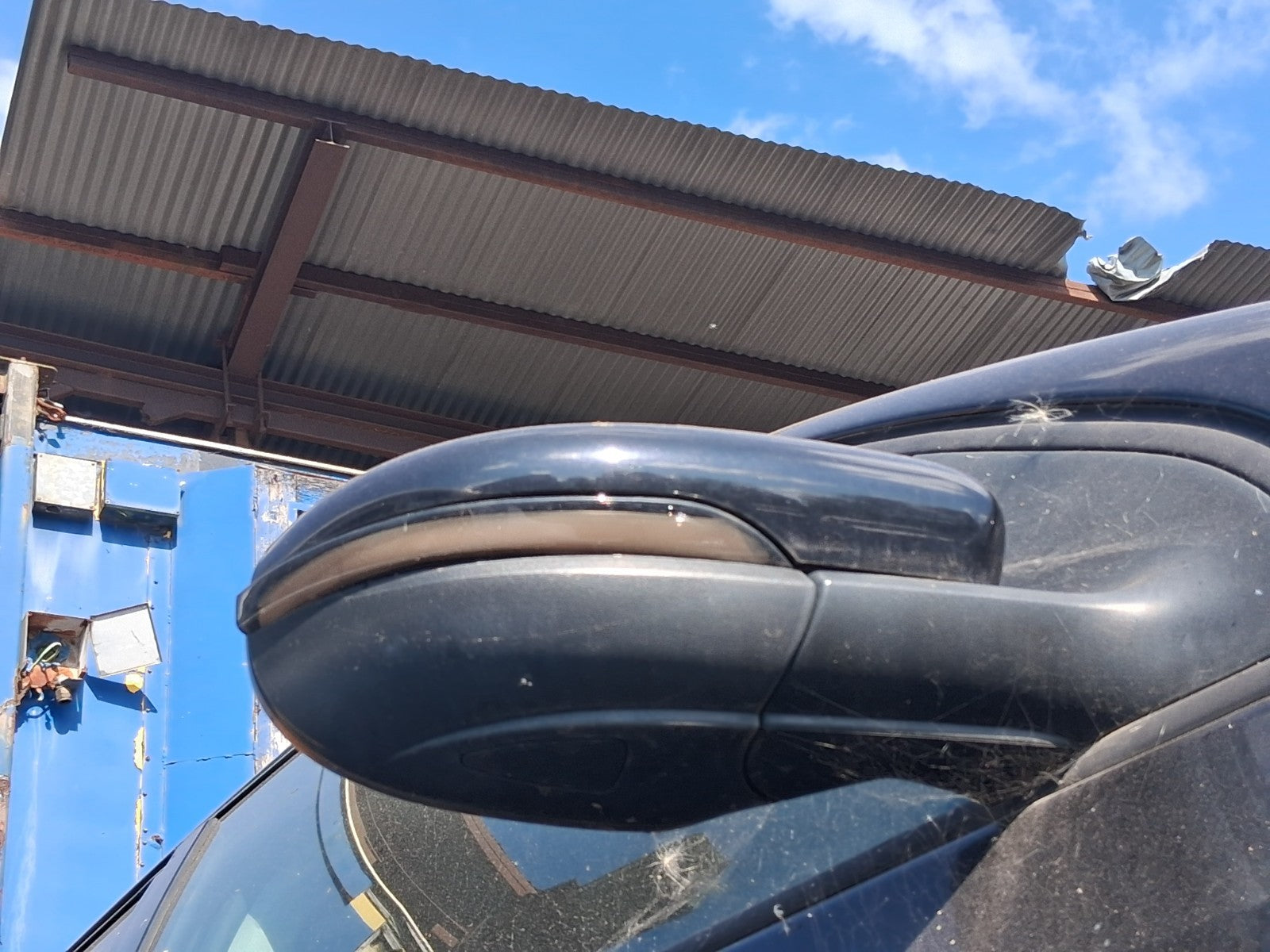 2012 VW VOLKSWAGEN GOLF MK6 OSF DRIVER SIDE POWER FOLD WING MIRROR BLACK LC9X