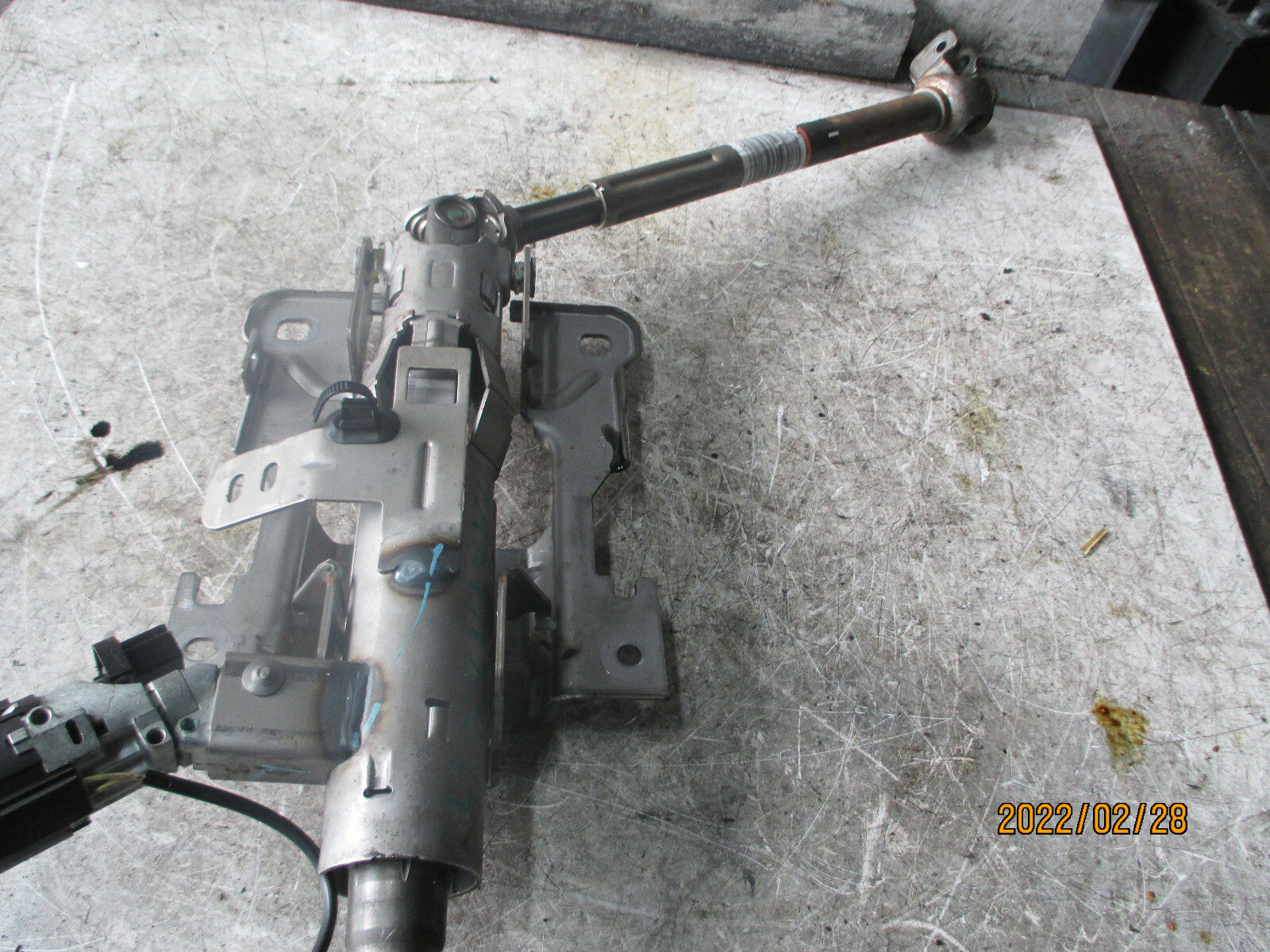 PEUGEOT PARTNER MK2 2014 1.6 DIESEL STEERING COLUMN WITH KEY