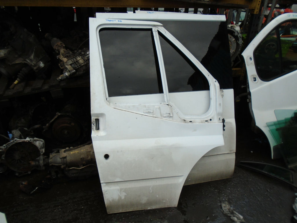 FORD TRANSIT MK7 VAN 2012 OSF DRIVER SIDE FRONT BARE DOOR SHELL FRAME WHITE