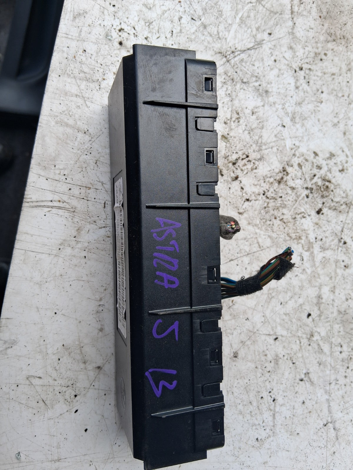 2013 VAUXHALL ASTRA J ECU HEATER CONTROL MODULE 13586727