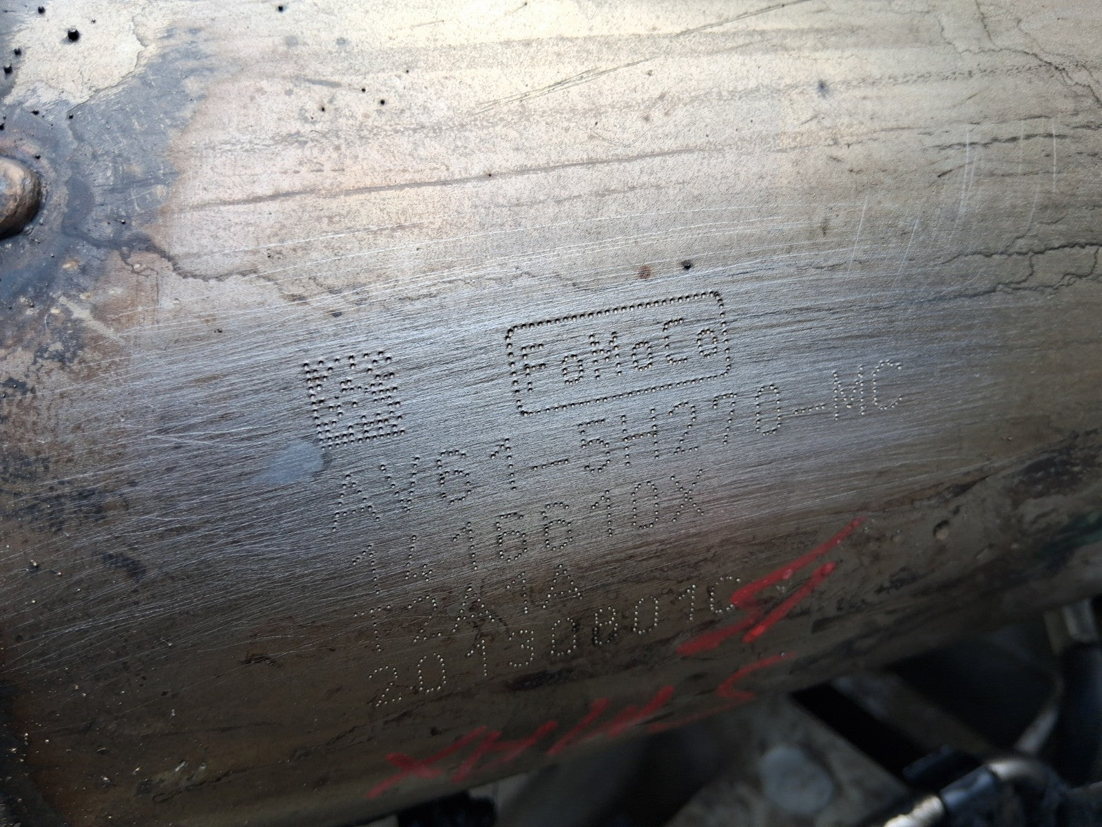 FORD S MAX MK1 2012 1.6 TDCI DIESEL DPF CATALYTIC CONVERTER AV615H270MC