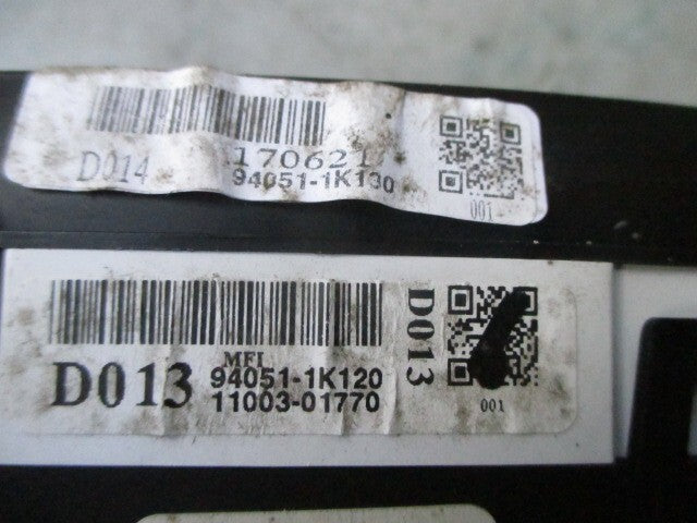 2018 HYUNDAI IX20 MK1 SPEEDO INSTRUMENT CLUSTER 940511K130