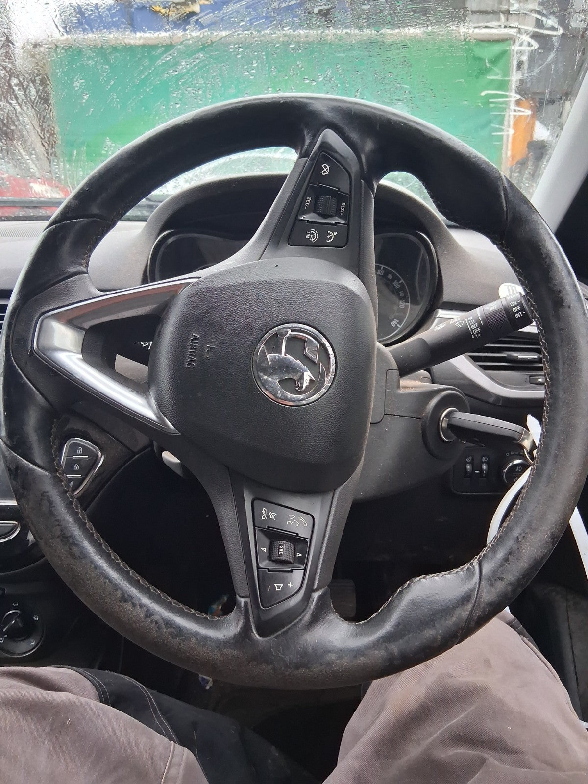 2017 VAUXHALL CORSA E MULTIFUNCTIONAL STEERING WHEEL WITHOUT AIRBAG