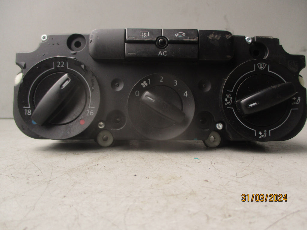 2008 VOLKSWAGEN PASSAT AIR CON & HEATER CLIMATE CONTROL PANEL K0275HB009352
