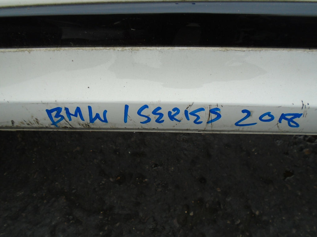 BMW 1 SERIES 2018 F20 F21 WHITE REAR BUMPER SPARES OR REPAIR 51127371756