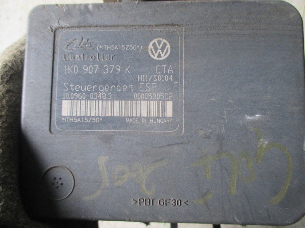 VW VOLKSWAGEN GOLF MK4 2003 ABS PUMP 1K0907379K