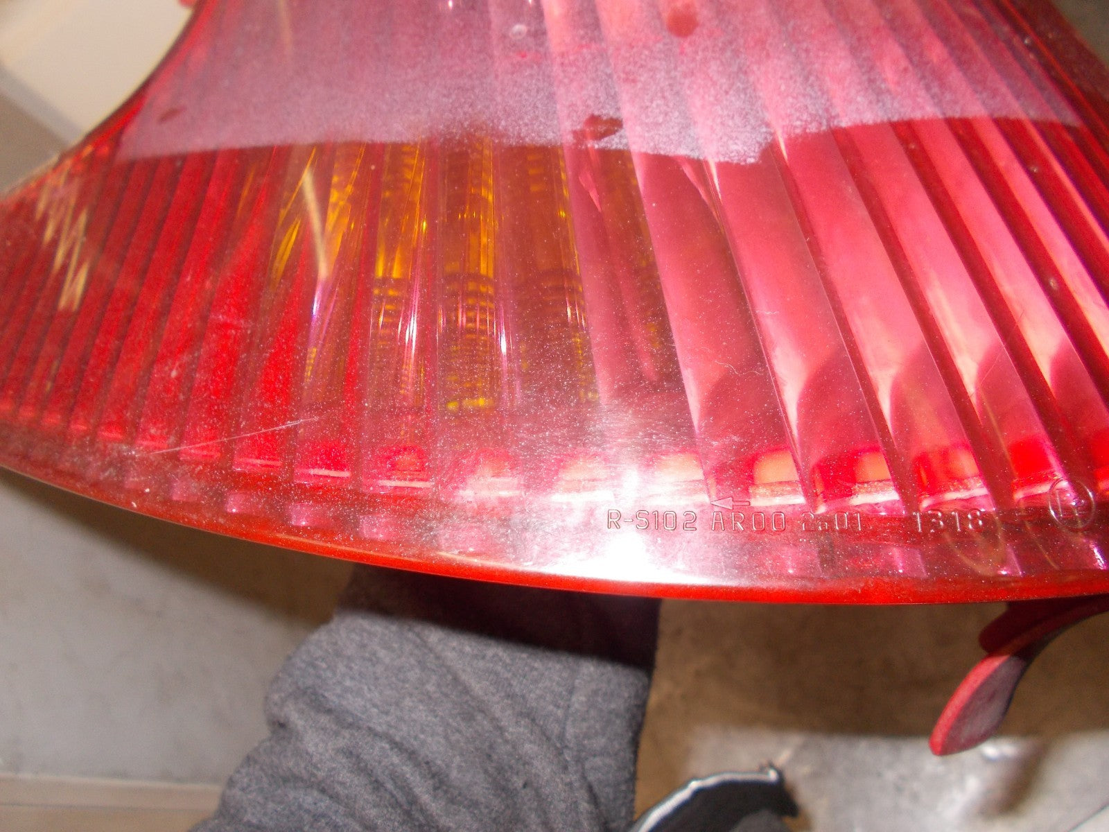 PEUGEOT 206 2003 NSR PASSENGER SIDE REAR TAIL LIGHT