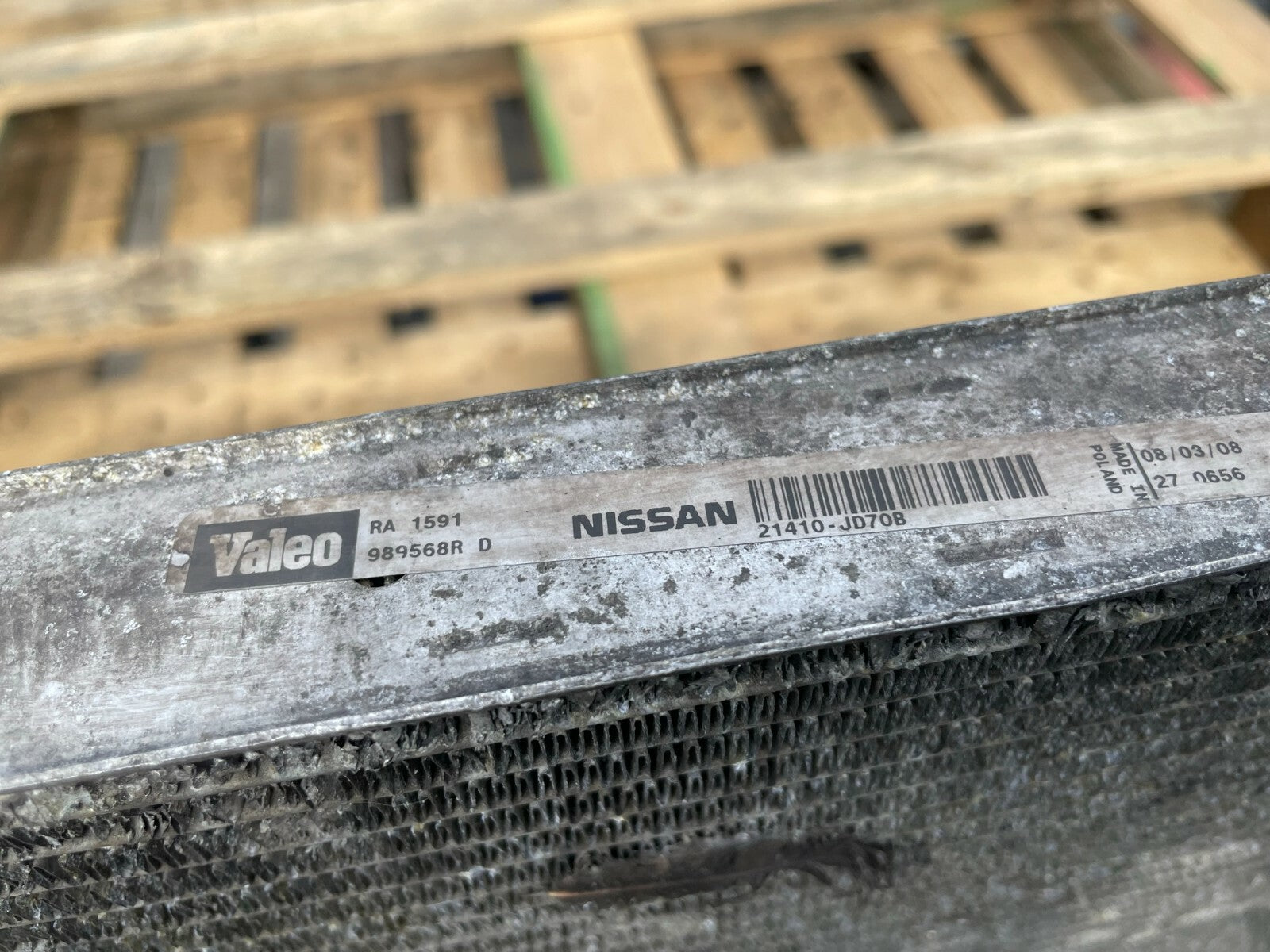 2010 NISSAN QASHQAI 1.5 DIESEL WATER COOLANT RADIATOR 21410 JD70B R49