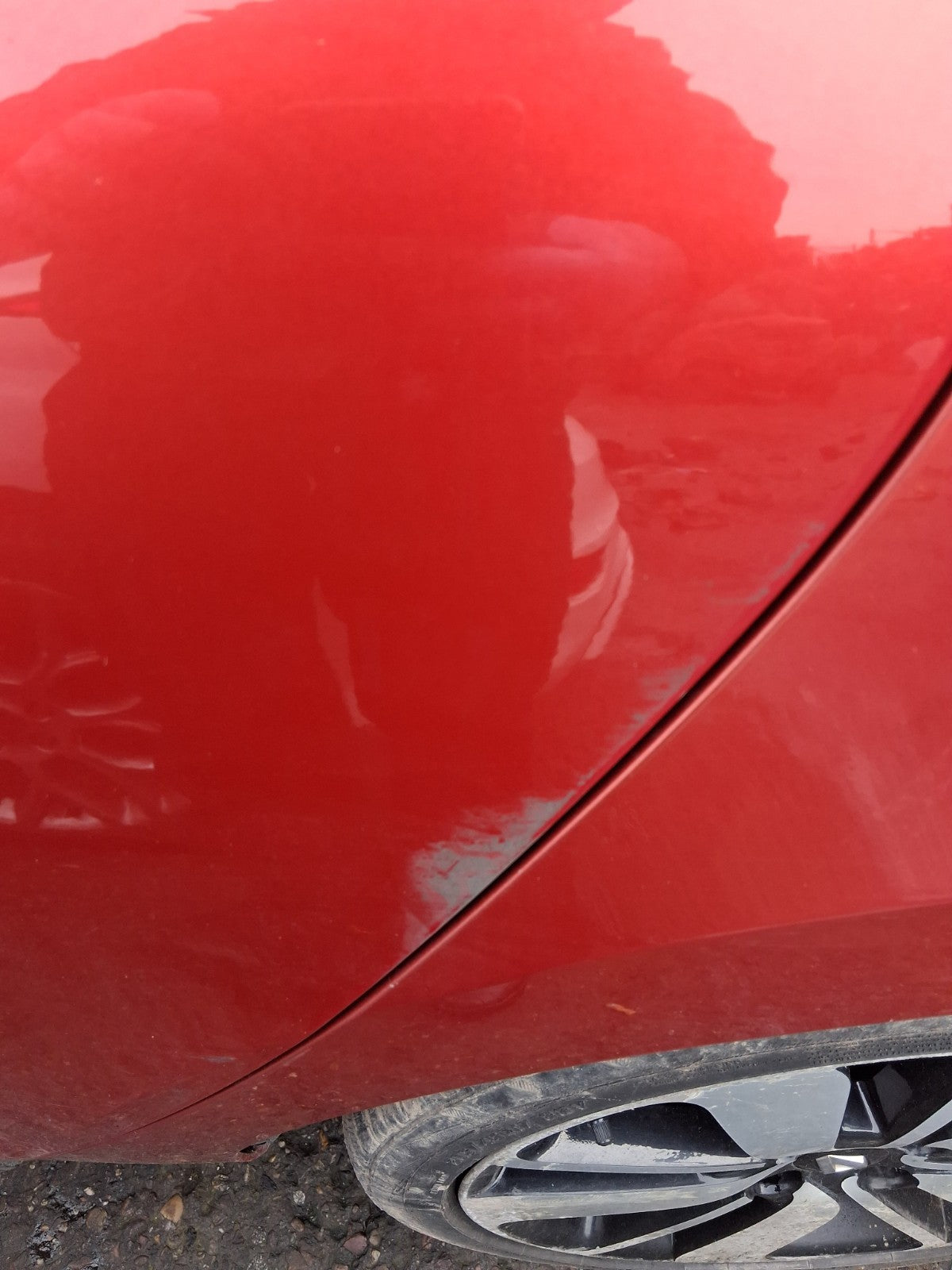 2013 RENAULT CLIO X98 MK4 NSR PASSENGER SIDE REAR LEFT BARE DOOR RED