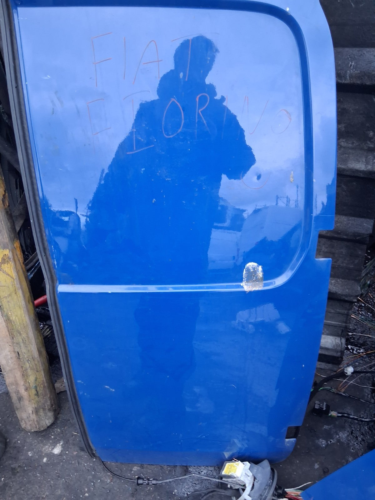 2016 FIAT FIORINO OSR DRIVER SIDE REAR RIGHT COMPLETE DOOR BLUE