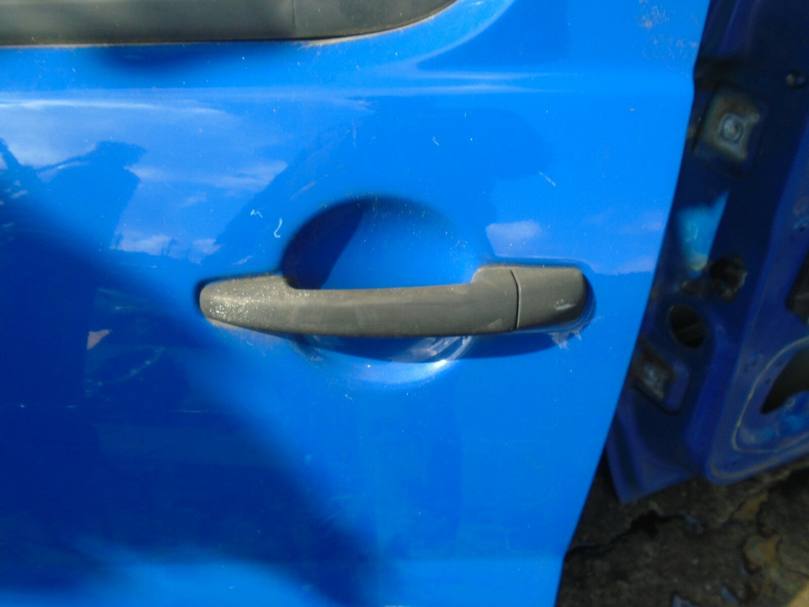 CITROEN DISPATCH 2008 MK2 NSF FRONT PASSENGER SIDE COMPLETE DOOR BLUE
