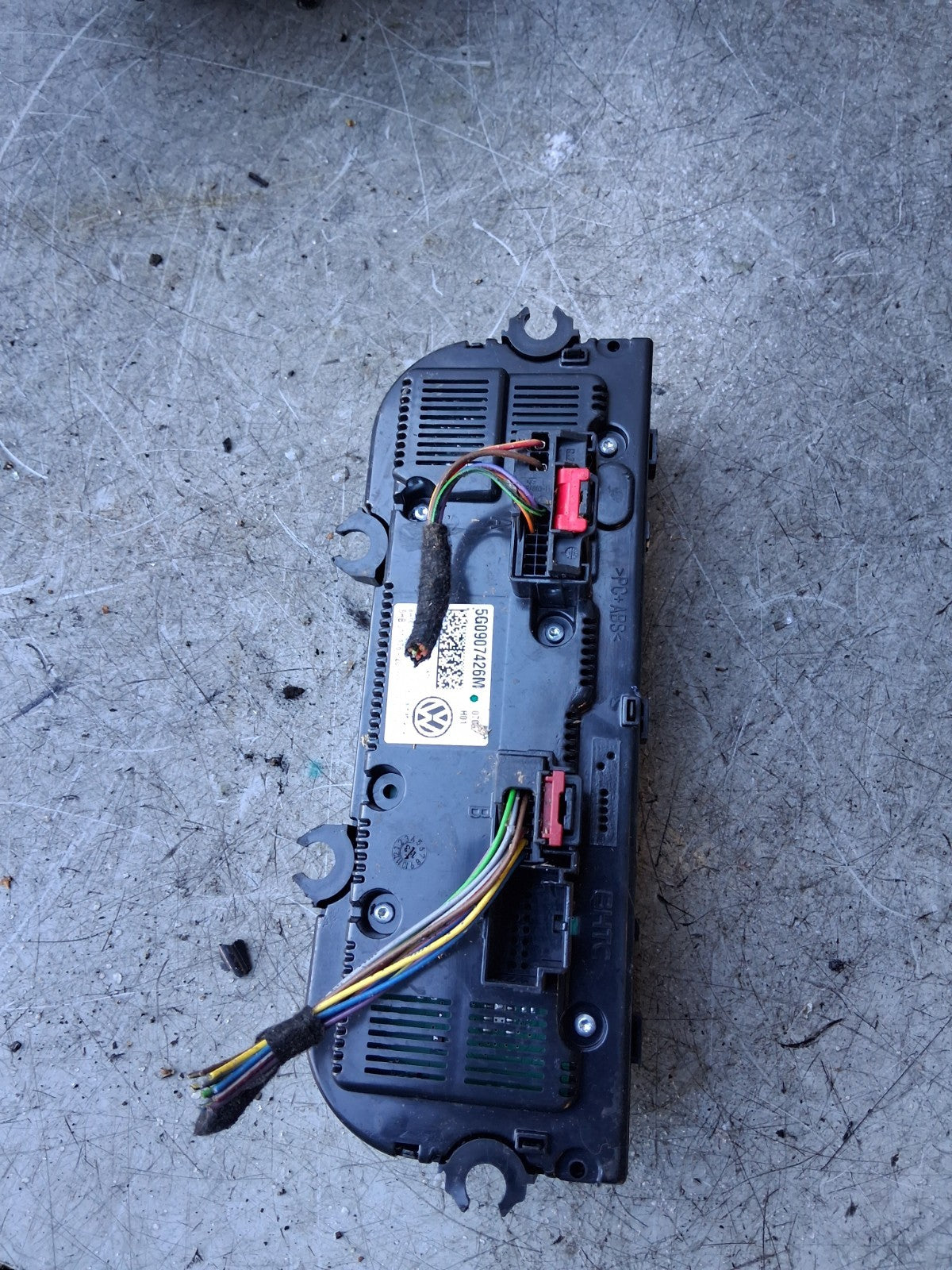2013 VW VOLKSWAGEN GOLF MK7 1.6 DIESEL AC HEATER CONTROL PANEL 5G0907426M