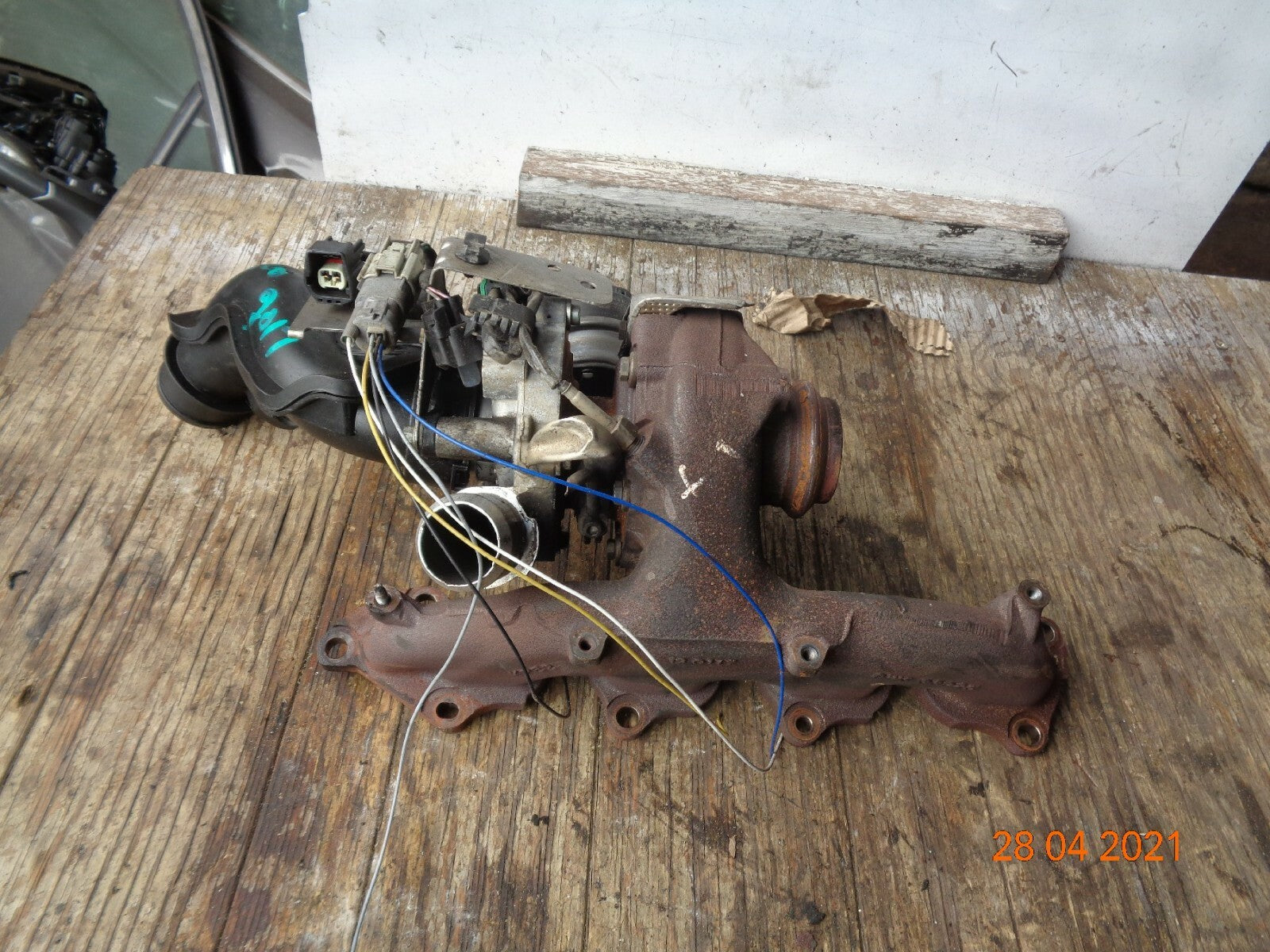 FORD MONDEO MK5 2017 2.0 TDCI DIESEL TURBO TURBOCHARGER MANIFOLD 53031015184