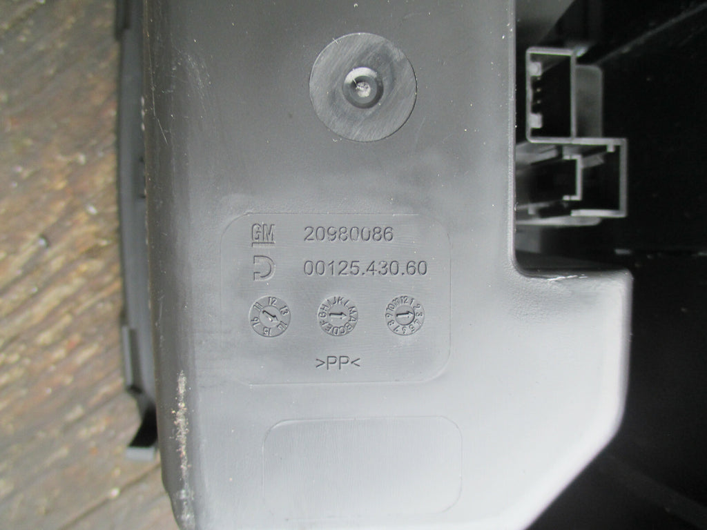 VAUXHALL INSIGNIA MK1 2015 CENTRE CONSOLE CUP HOLDER 20980086