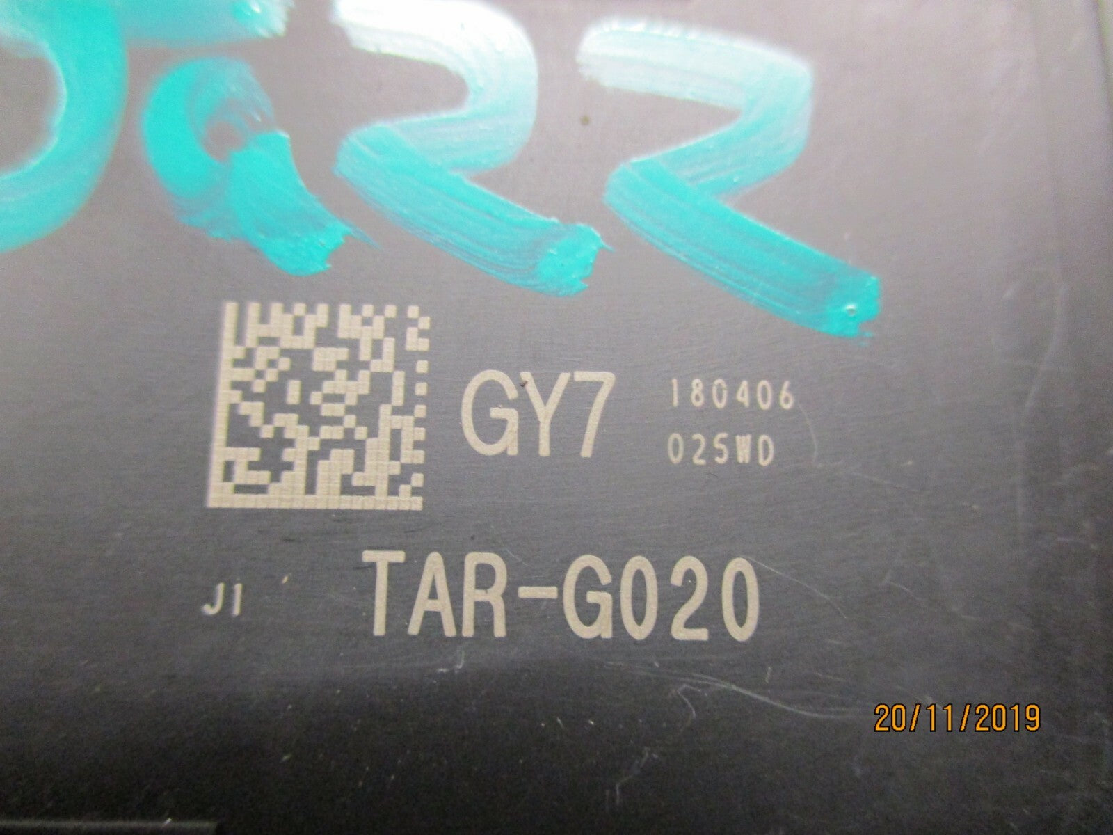 HONDA JAZZ MK4 2018 1.3 PETROL SENSOR MODULE UNIT GY7 TAR-G020 180406 025WD