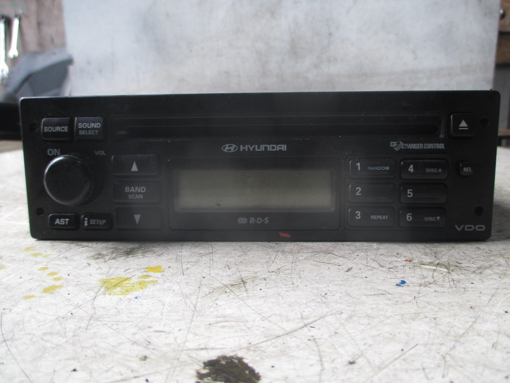 HYUNDAI GETZ 2006 RADIO CD MP3 PLAYER HEAD UNIT VDDC0142045850