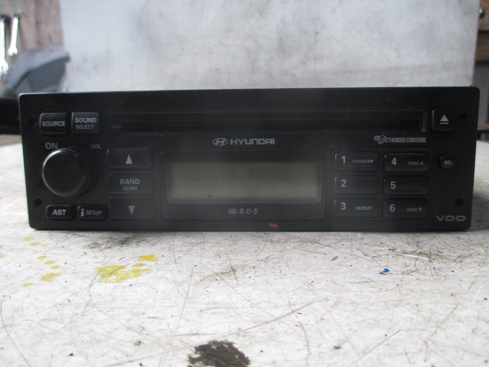 HYUNDAI GETZ 2006 RADIO CD MP3 PLAYER HEAD UNIT VDDC0142045850