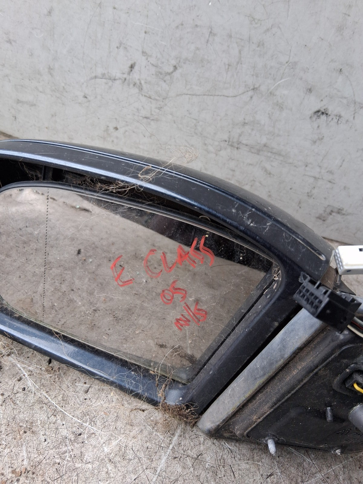 2008 MERCEDES BENZ E CLASS NS PASSENGER SIDE WING MIRROR 41-3133-419