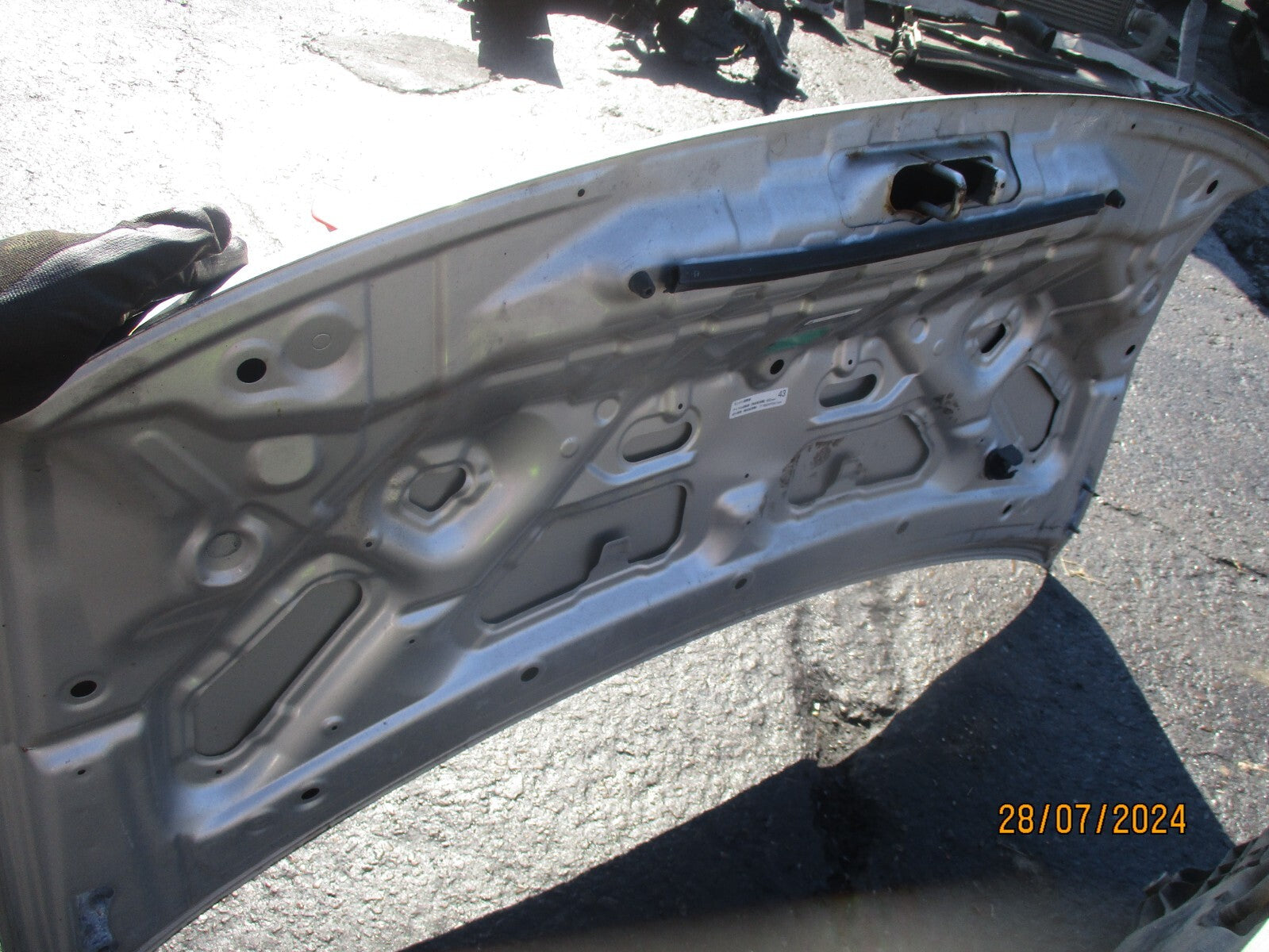NISSAN CUBE MK3 2013 FRONT BONNET HOOD PANEL SILVER K23