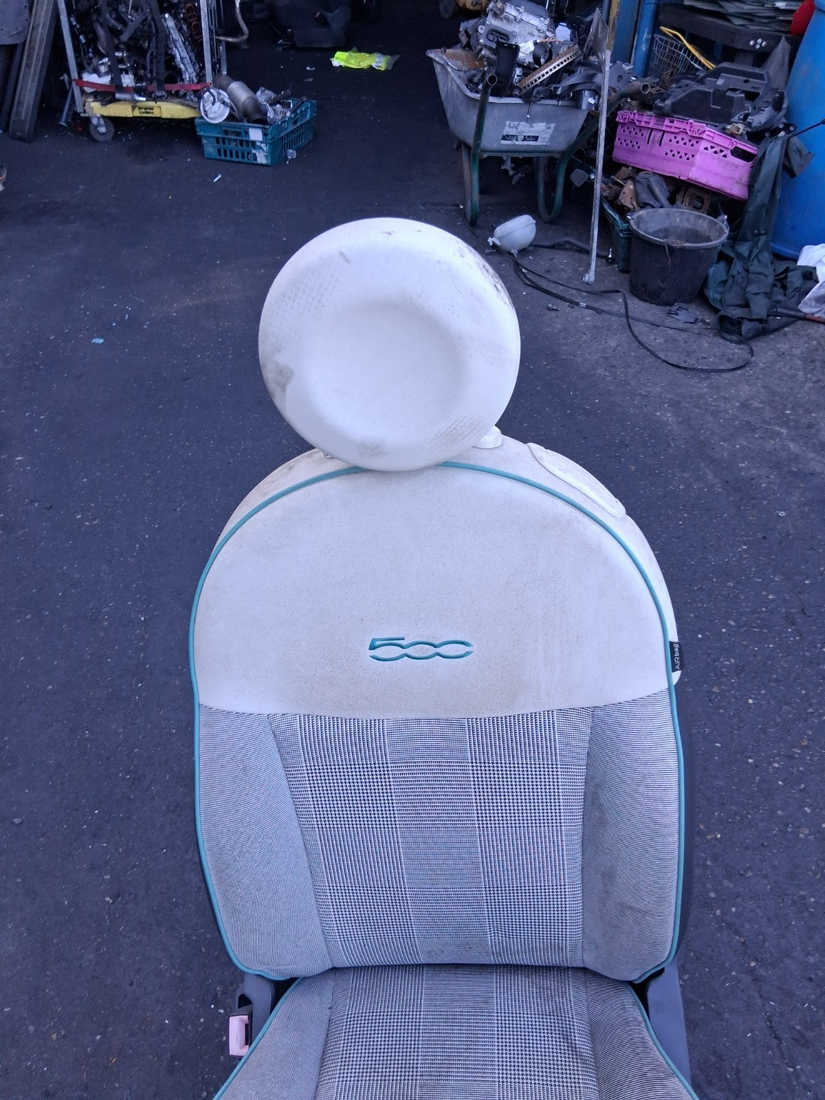 2015 FIAT 500 LOUNGE MK1 NSF PASSENGER SIDE FRONT LEFT COMPLETE SEAT