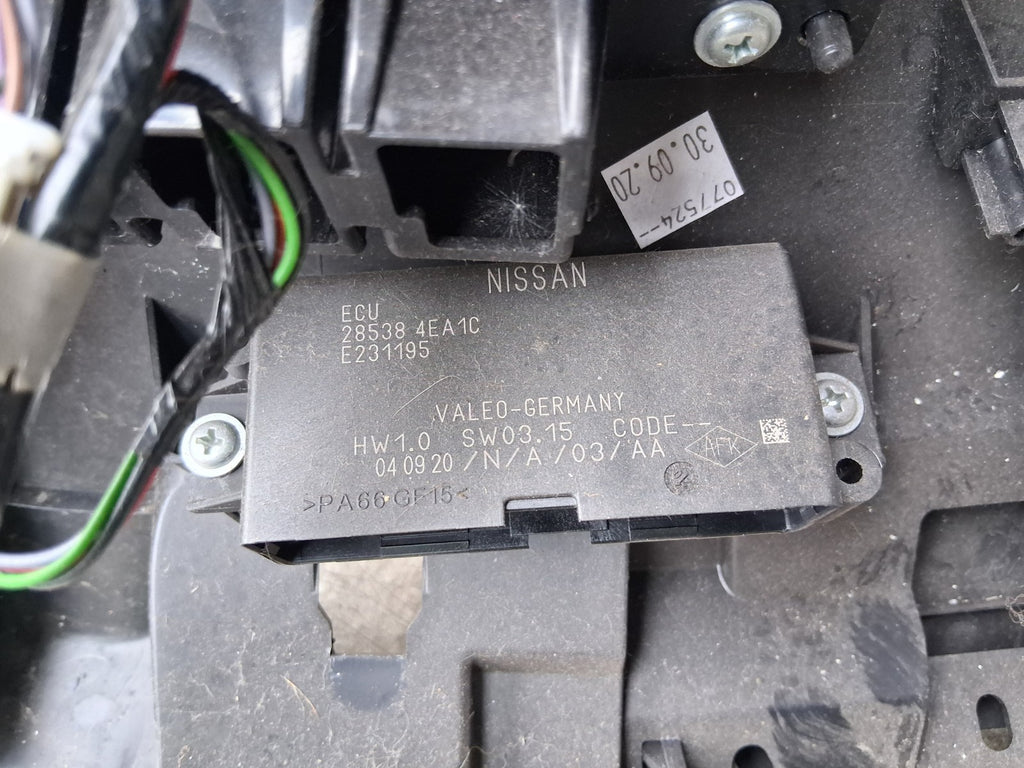 2020 NISSAN QASHQAI J11 MK2 SONAR CONTROL MODULE HEADLIGHT ADJUSTER 285384EA1C