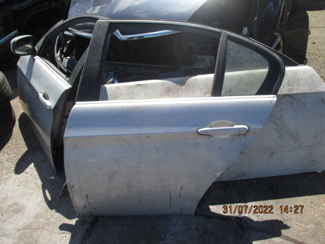 BMW 3 SERIES E90 PRE LCI NSR PASSENGER REAR COMPLETE DOOR SILVER WING MIRROR