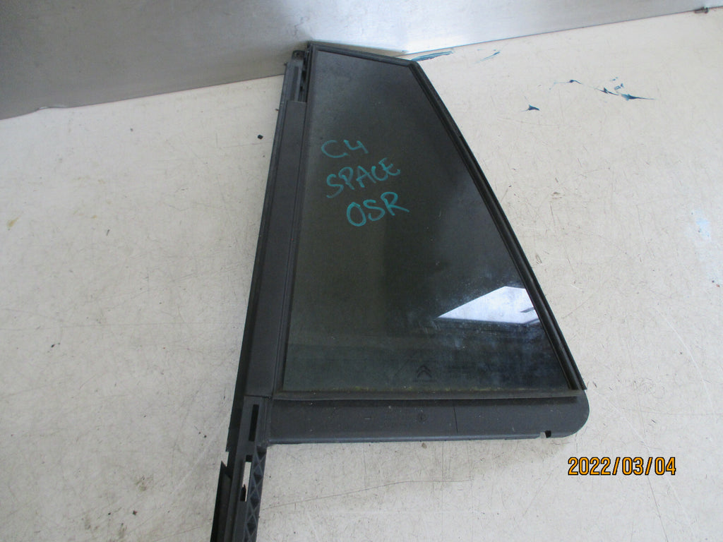 CITROEN C4 2019 SPACE TOURER NSR PASSENGER SIDE REAR DOOR QUARTER WINDOW GLASS