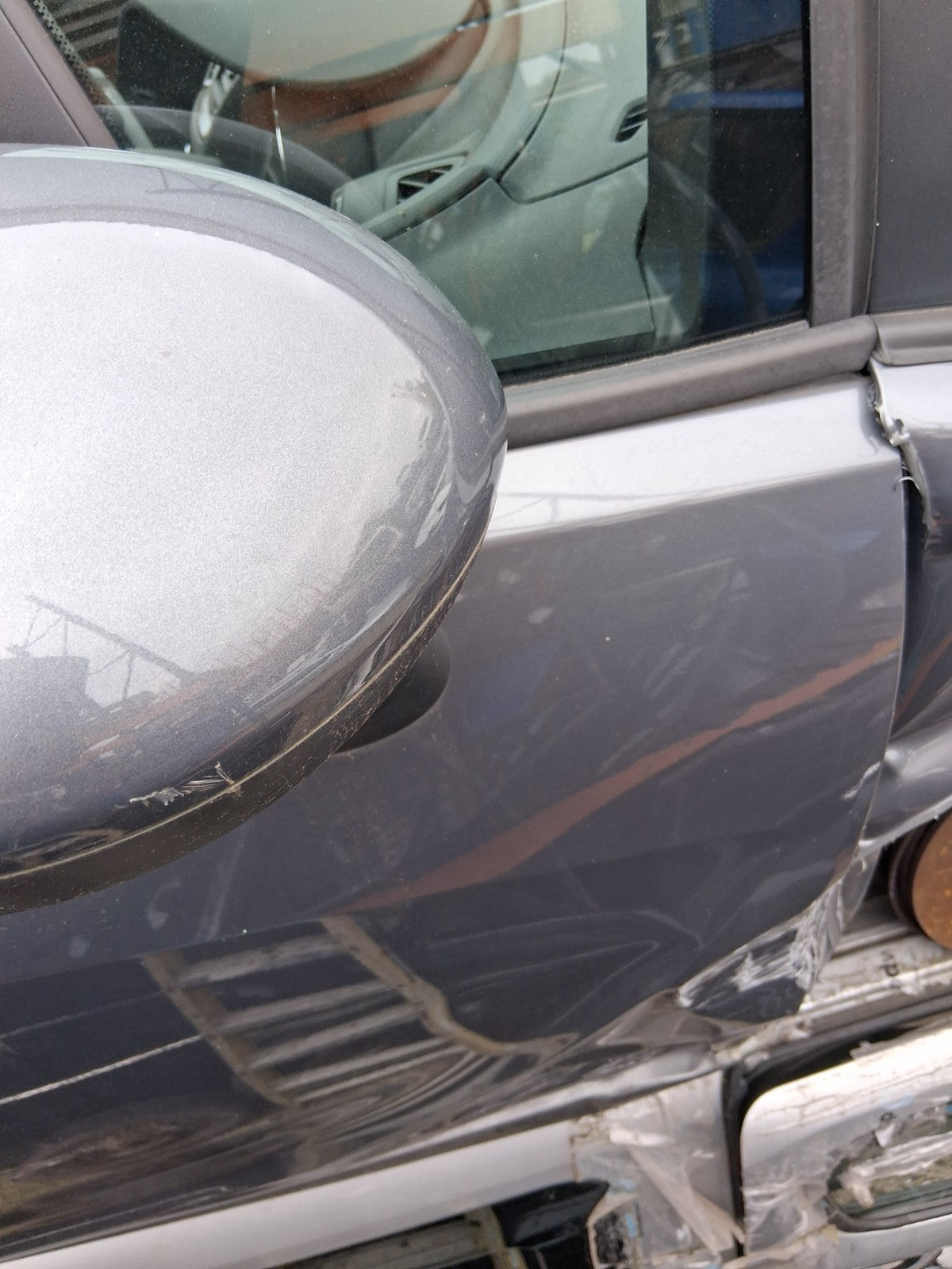 2017 VAUXHALL MERIVA B MK2 OSF DRIVER SIDE FRONT RIGHT WING MIRROR GREY