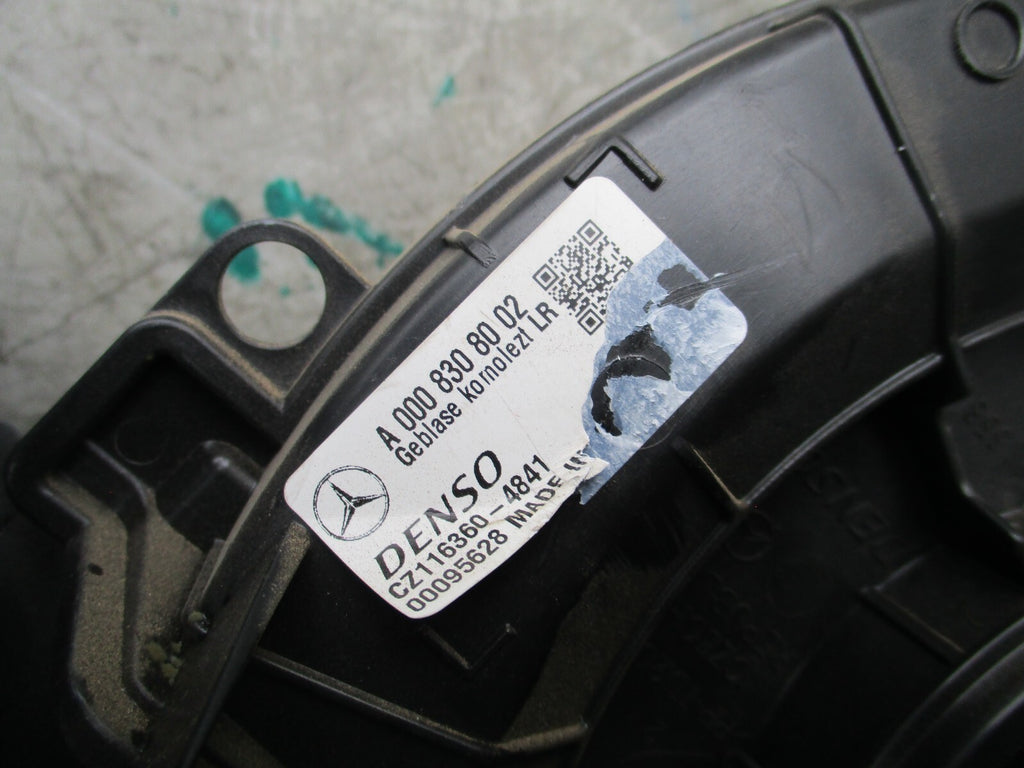 MERCEDES BENZ SPRINTER W907 2019 HEATER BLOWER MOTOR FAN A0008308002