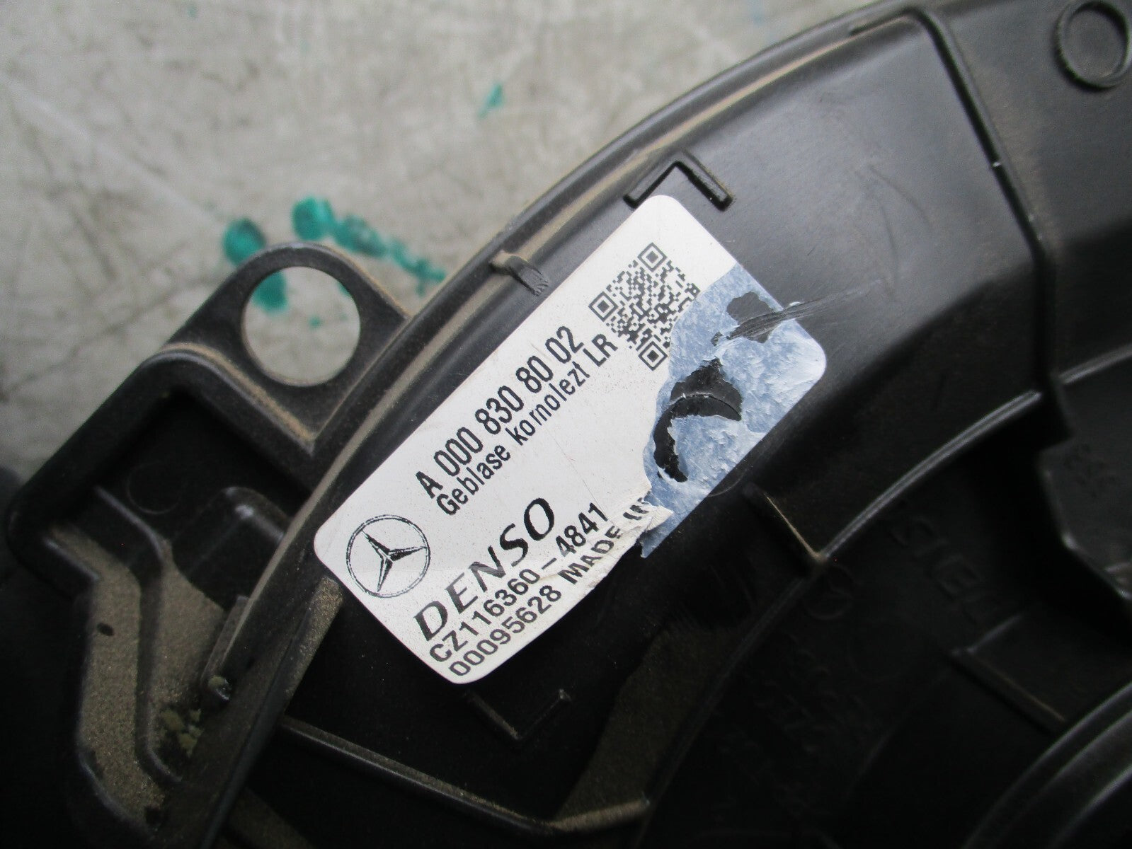 MERCEDES BENZ SPRINTER W907 2019 HEATER BLOWER MOTOR FAN A0008308002