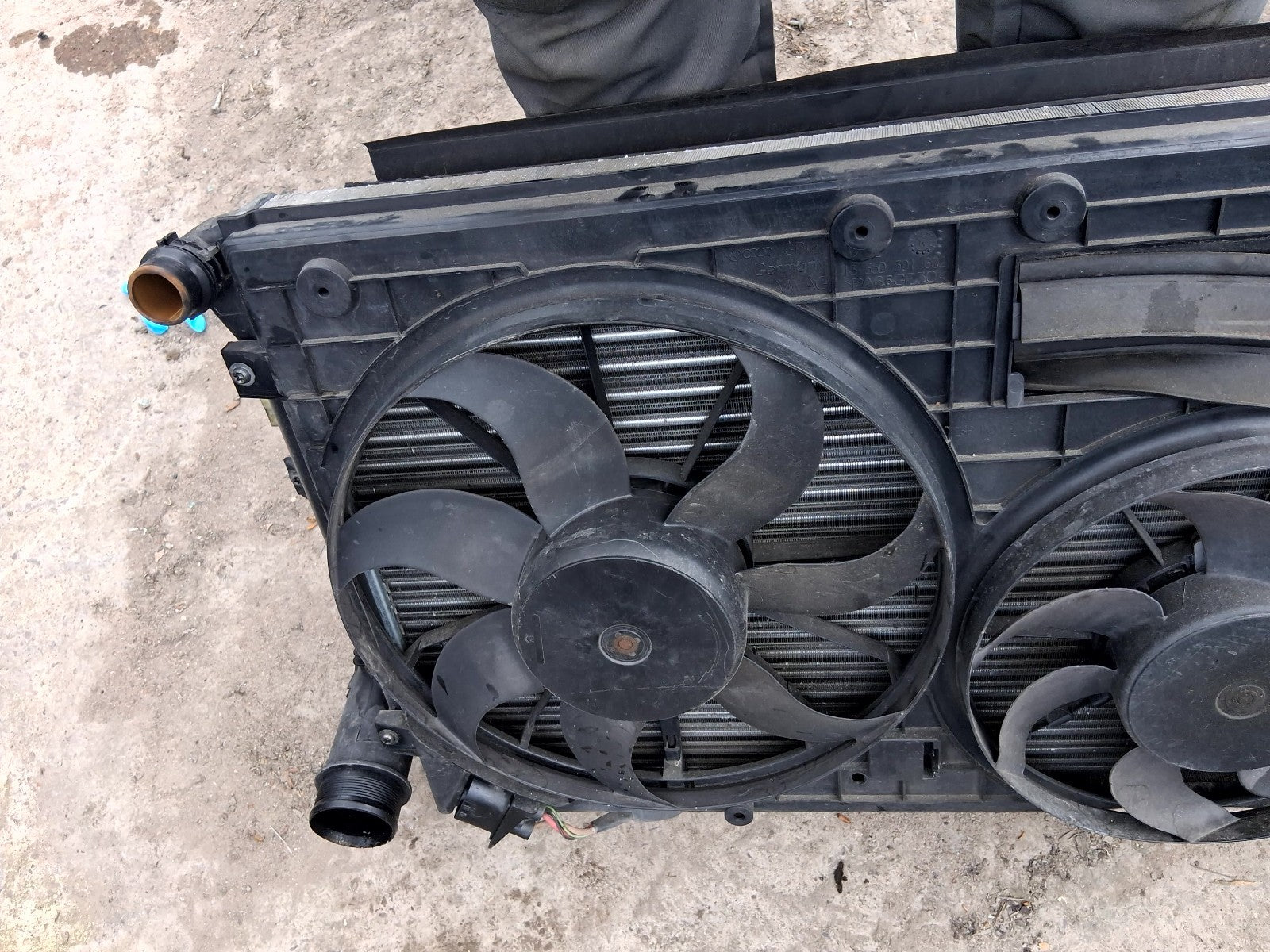 2014 VW VOLKSWAGEN PASSAT B7 2.0 DIESEL COMPLETE RAD PACK RADIATOR FRONT PANEL