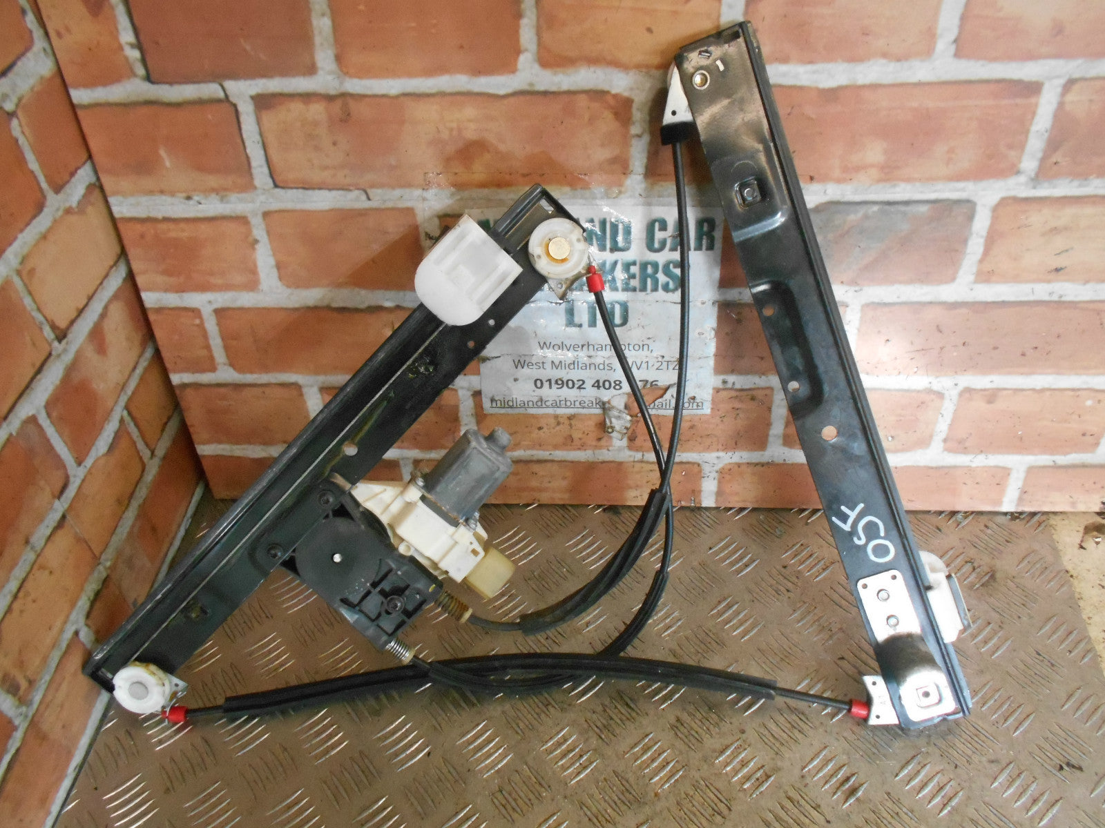 FORD MONDEO MK4 2007 OSF DRIVER SIDE FRONT WINDOW MOTOR REGULATOR 7671 A23200 BL
