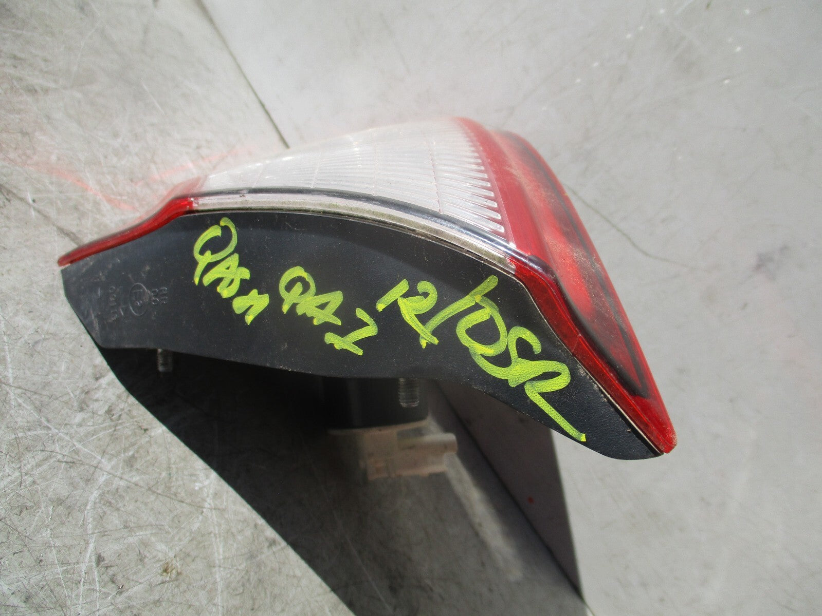 2012 NISSAN QASHQAI J10 OSR DRIVER SIDE REAR RIGHT INNER TAIL LIGHT 89503209