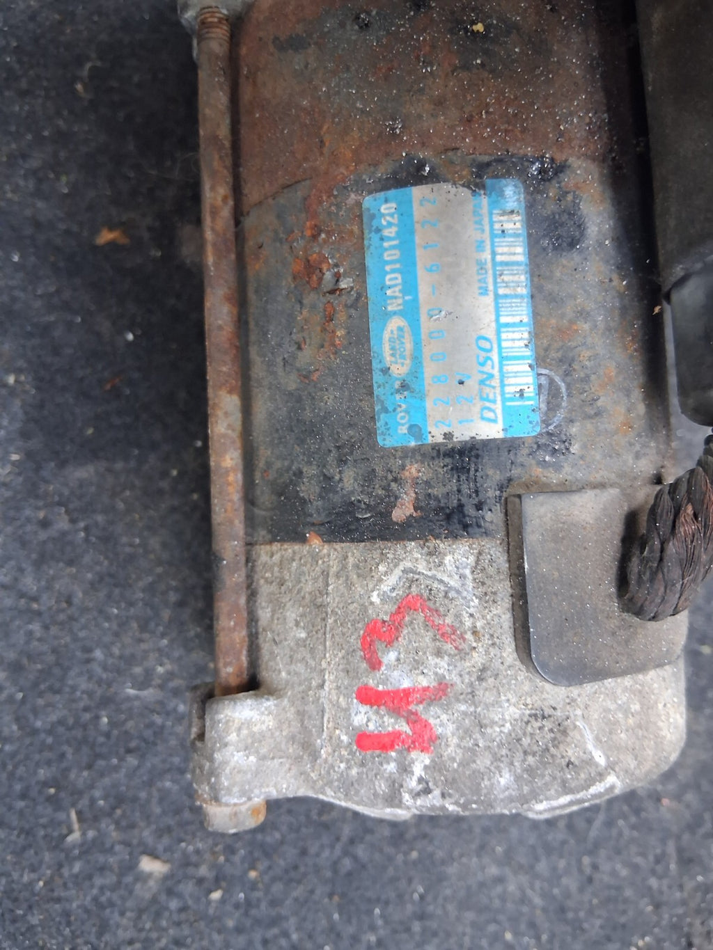 LAND ROVER FREELANDER 2003 1.8 PETROL STARTER MOTOR 2280006122