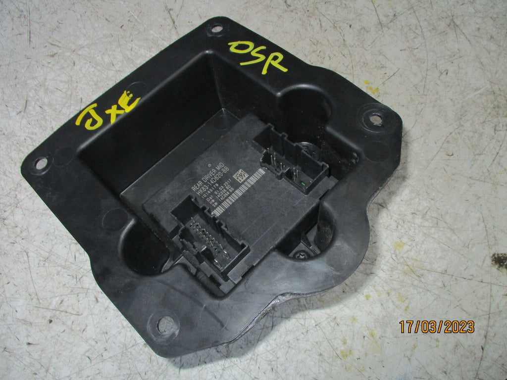 JAGUAR XE 2017 OSR DRIVER SIDE REAR DOOR CONTROL MODULE HK8314D620BB