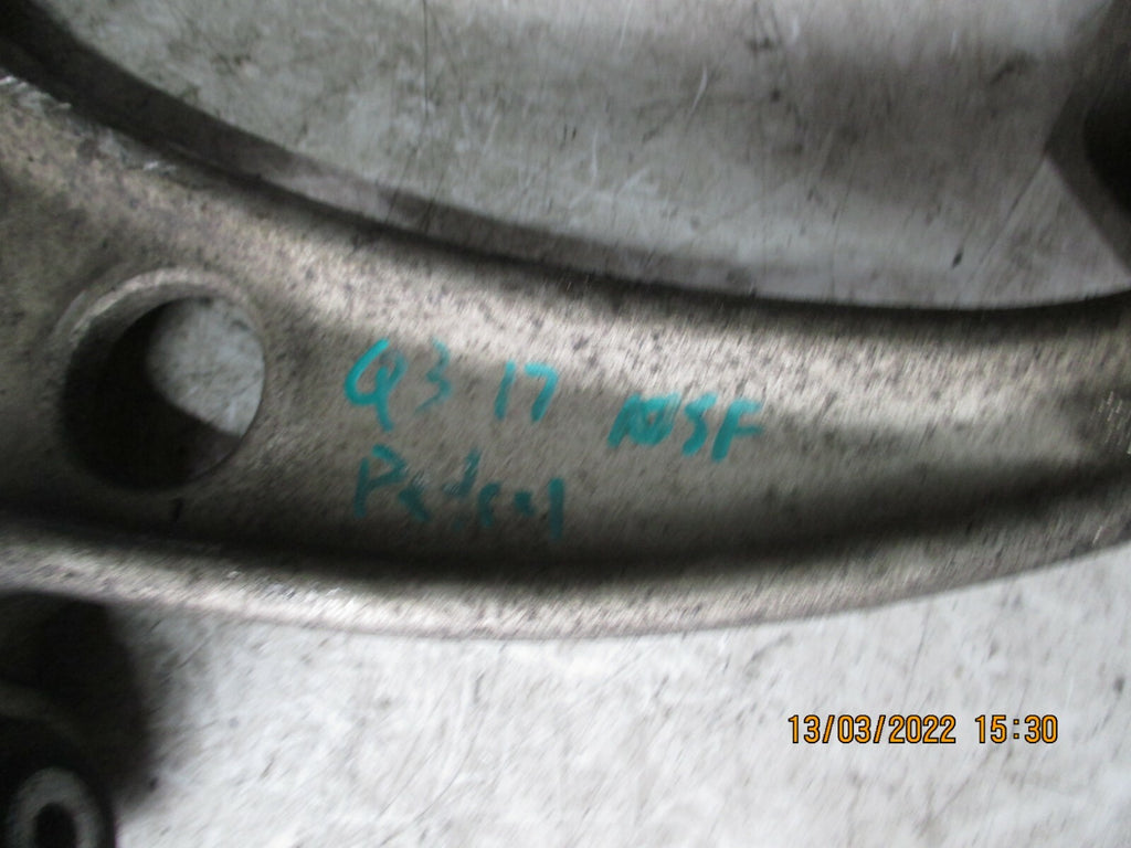 AUDI Q3 2017 8U NSF FRONT PASSENGER SIDE CONTROL ARM 5N0407151