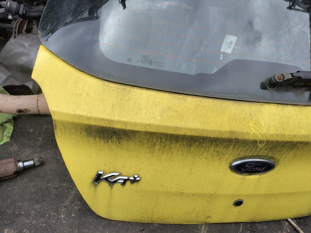 FORD KA+ PLUS 2017 REAR TAILGATE BOOTLID YELLOW