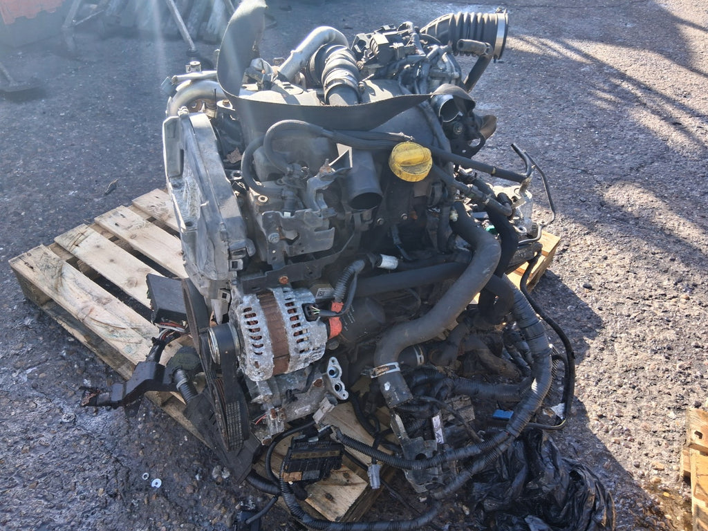 2016 NISSAN JUKE F15 1.5 DIESEL COMPLETE ENGINE WITH PUMPS INJECTORS K9K 636