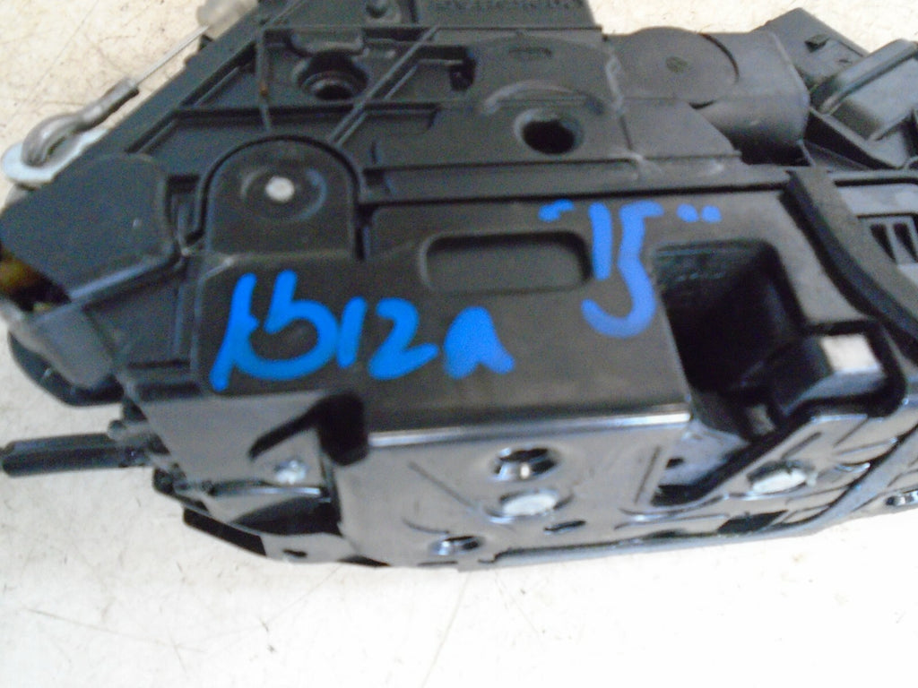 SEAT IBIZA 2015 MK4 6J OSF FRONT DRIVER SIDE LOCK WITH EXTERIORHANDLE 5N2837016E