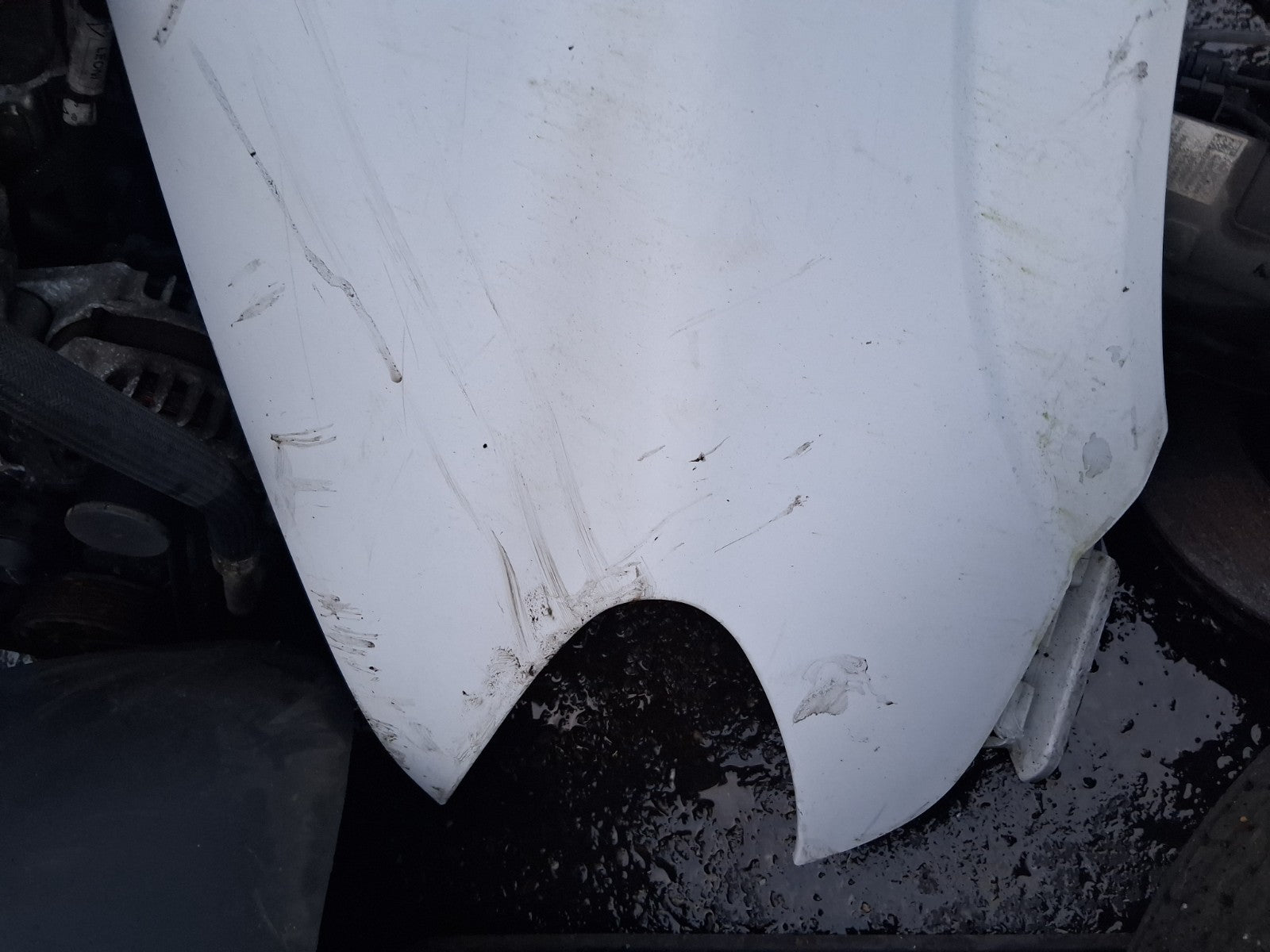 MERCEDES BENZ VITO W639 2007 NSF PASSENGER SIDE FRONT WING PANEL WHITE