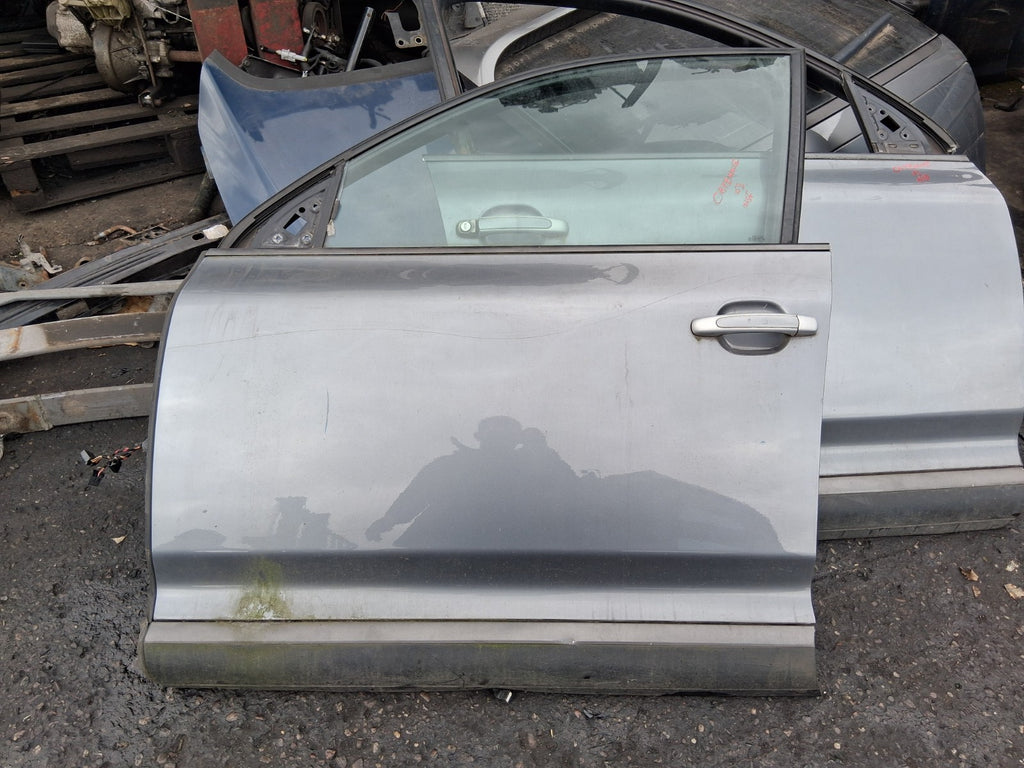 2003 PORSCHE CAYENNE MK1 NSF PASSENGER SIDE FRONT DOOR COMPLETE TITAN GREY D7Z