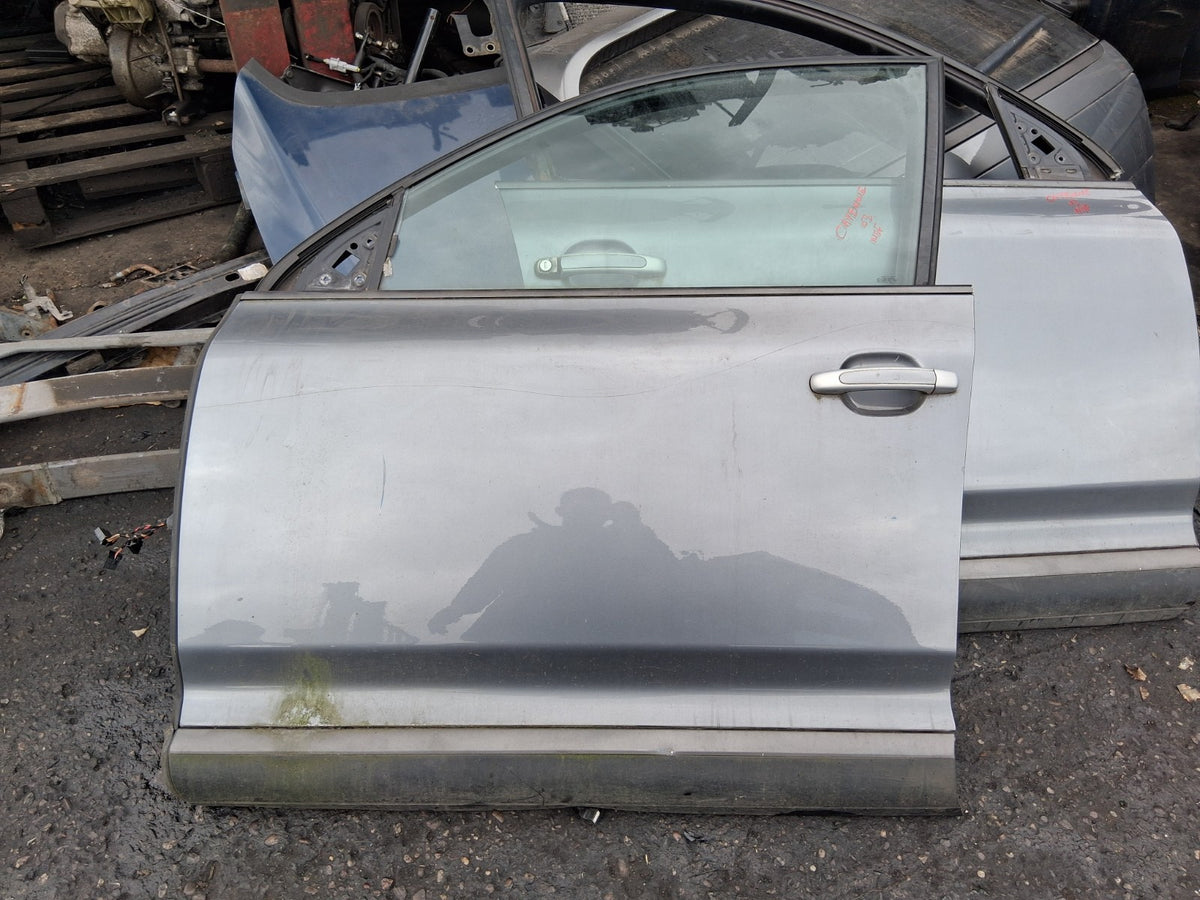 2003 PORSCHE CAYENNE MK1 NSF PASSENGER SIDE FRONT DOOR COMPLETE TITAN GREY D7Z