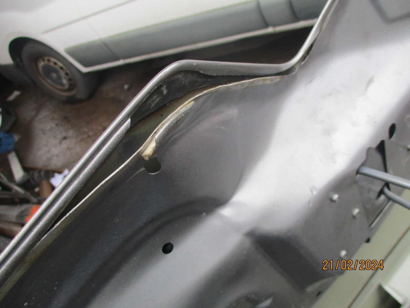CITROEN C5 AIRCROSS 2022 FRONT BONNET HOOD SILVER GREY DAMAGED