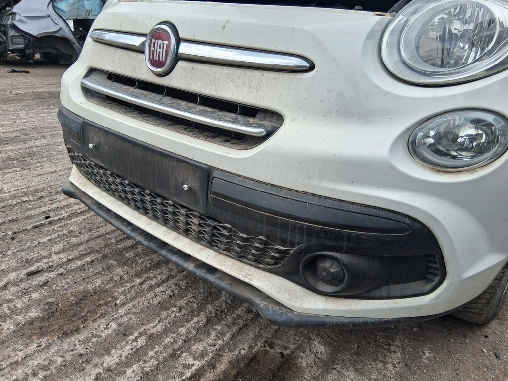 2019 FIAT 500 L FACELIFT FRONT COMPLETE BUMPER WHITE BIANCO GELATO 934/A