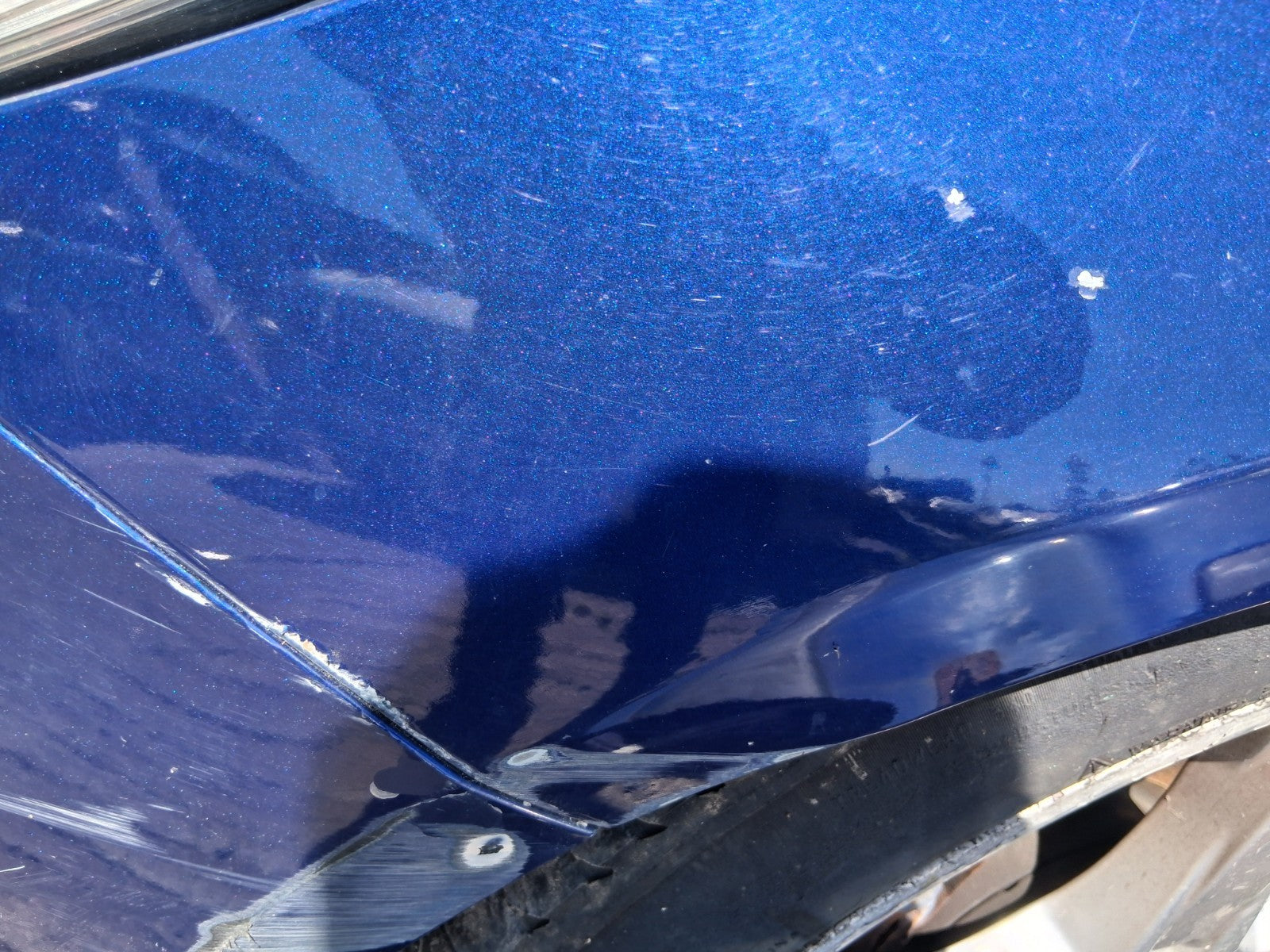 2016 FORD MONDEO MK5 HATCHBACK NSF PASSENGER SIDE FRONT LEFT WING PANEL BLUE LD