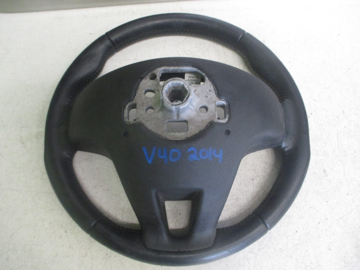 VOLVO V40 2014 MULTIFUNCTION LEATHER STEERING WHEEL 34110217